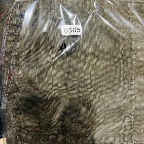 Banana Republic PAPERBAG SHORT army olive green high rise belt size 6 utility - Picture 14 of 14